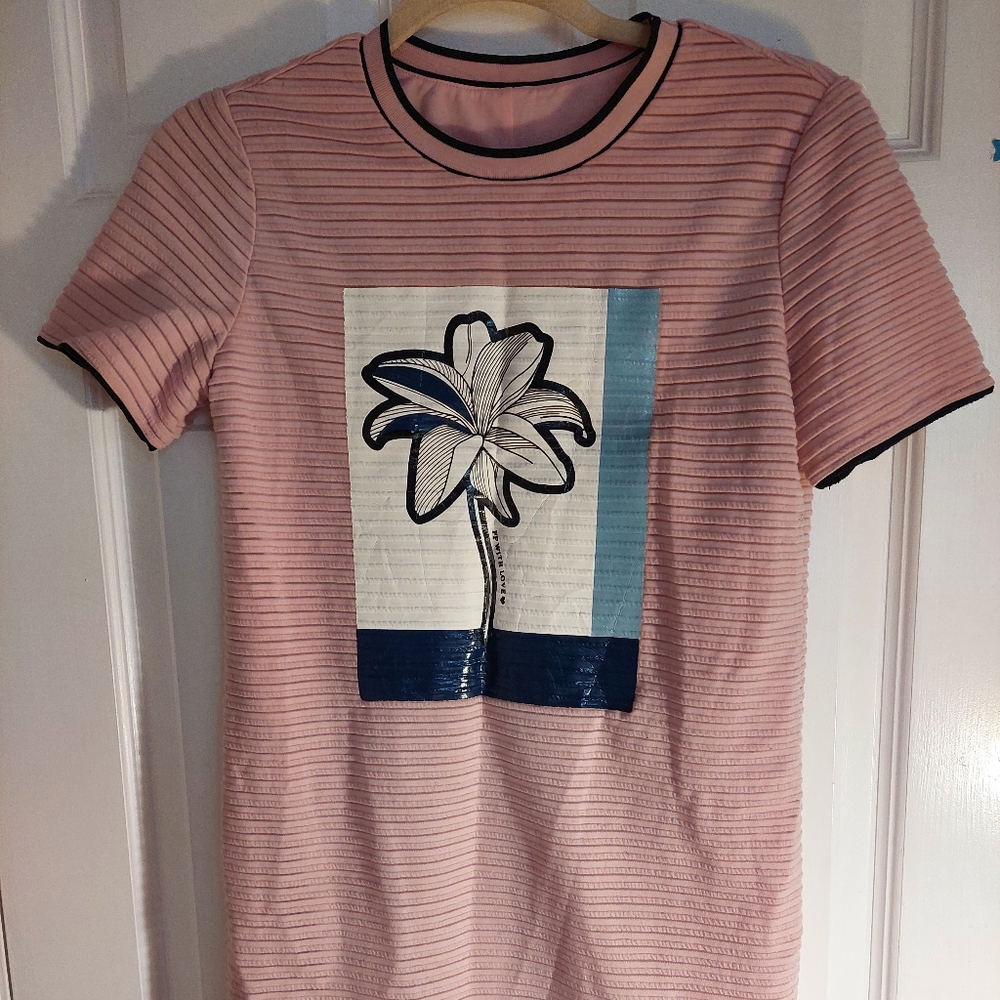 Pink mini dress